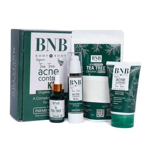 BNB Acne Control Kit BNB Organic Tea Tree Acne Control Kit 4in1 Facial Kit